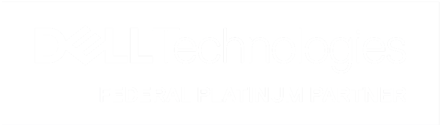 Dell Platinum Logo White